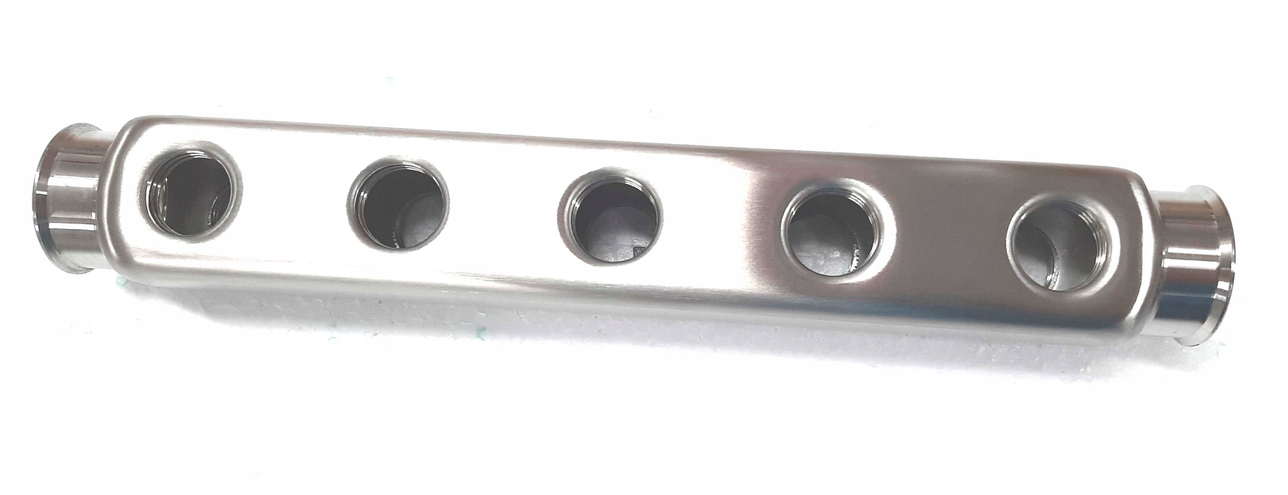 Distribučný lúč 5 výstupov 1/2 do zásuvky INOX 845