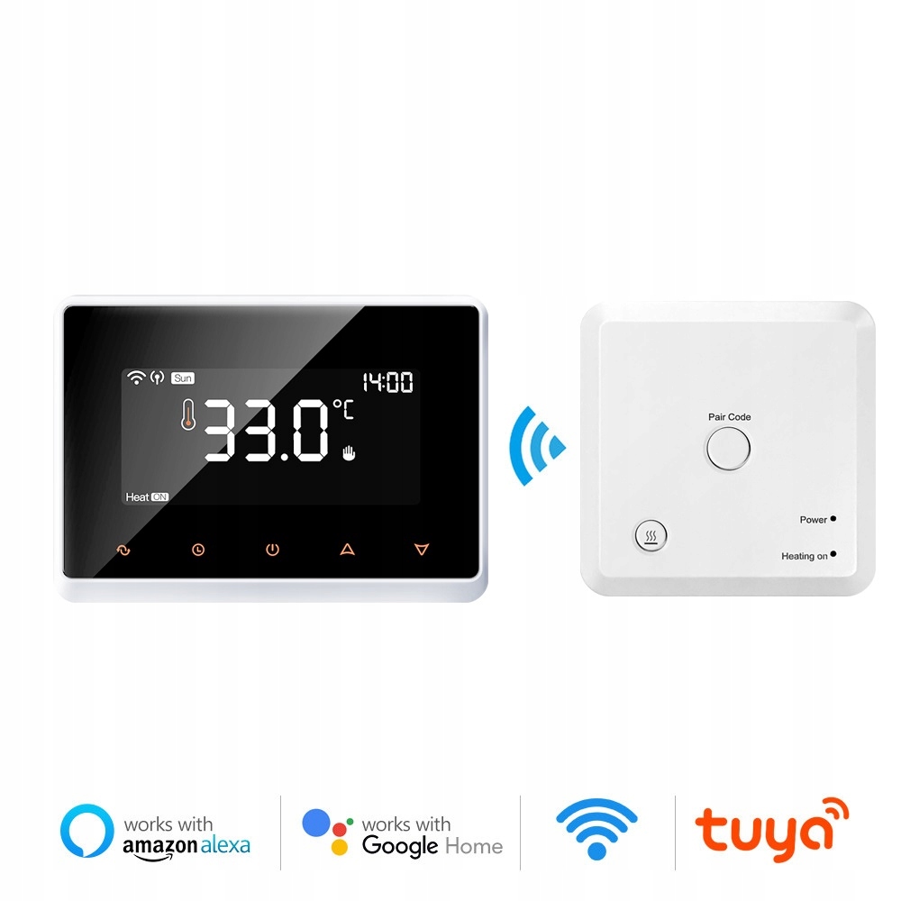 Bezdrôtový WiFi termostat pre bojler na vodu a plyn