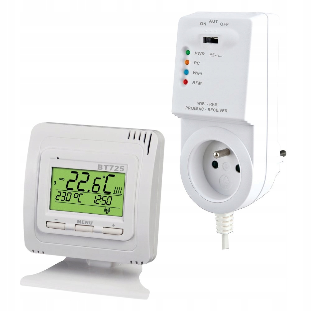 Bezdrôtový termostat s WiFi BT725 WiFi modulom