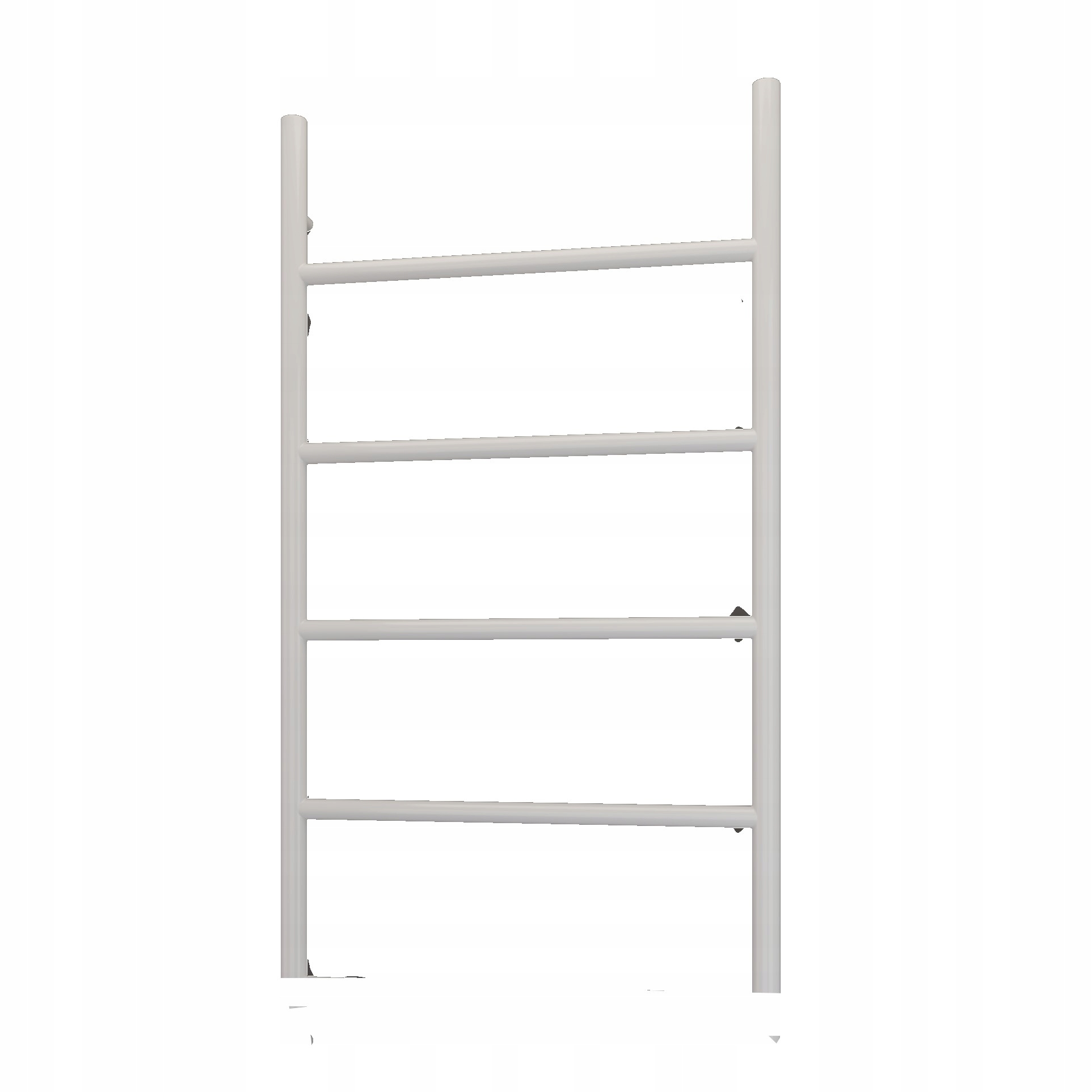 Biely Mini radiátor 90 x 53 rebrík, výkon 195 W