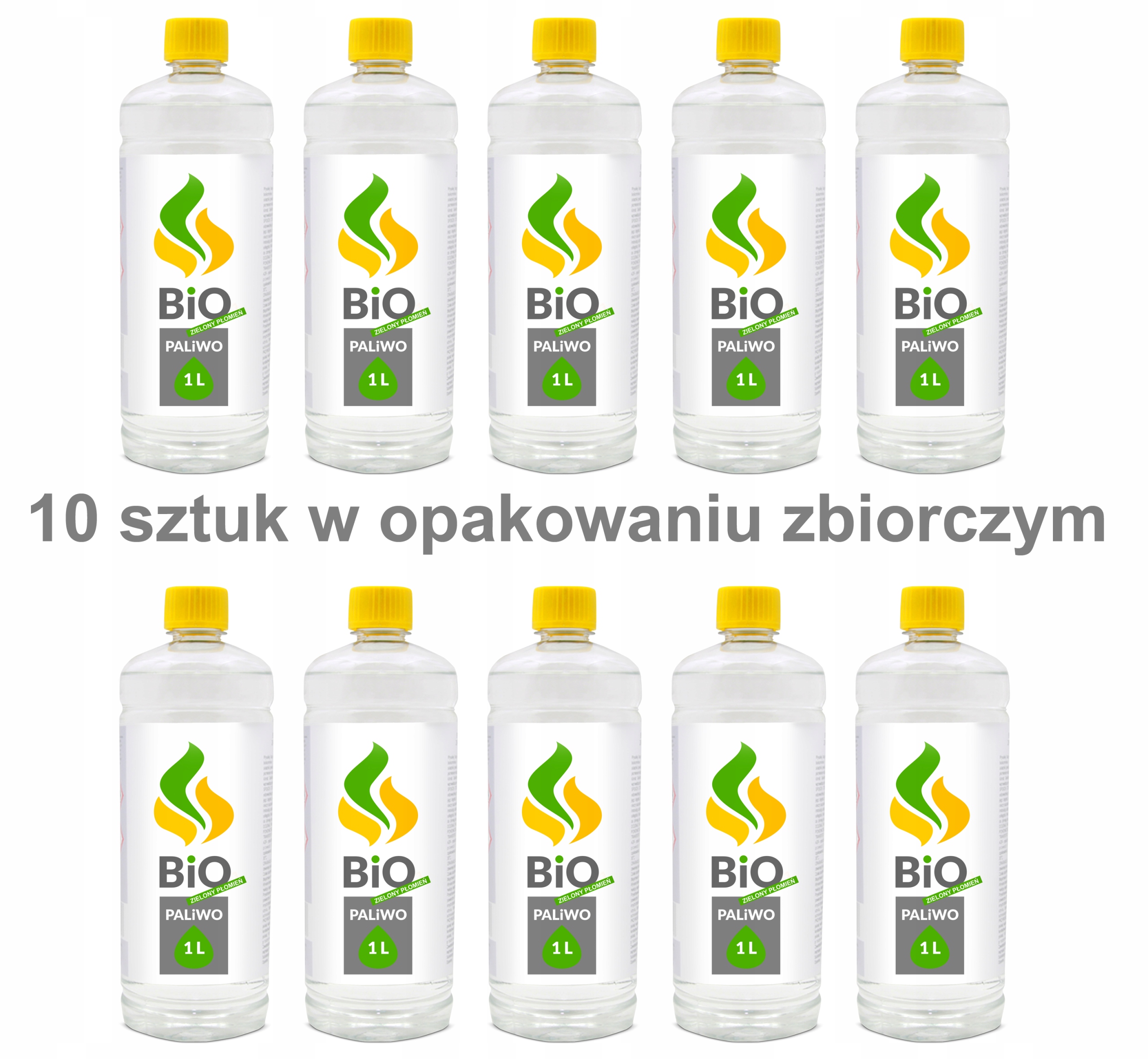 Vonkajší paket Bio Fuel Green Flame 10 ks