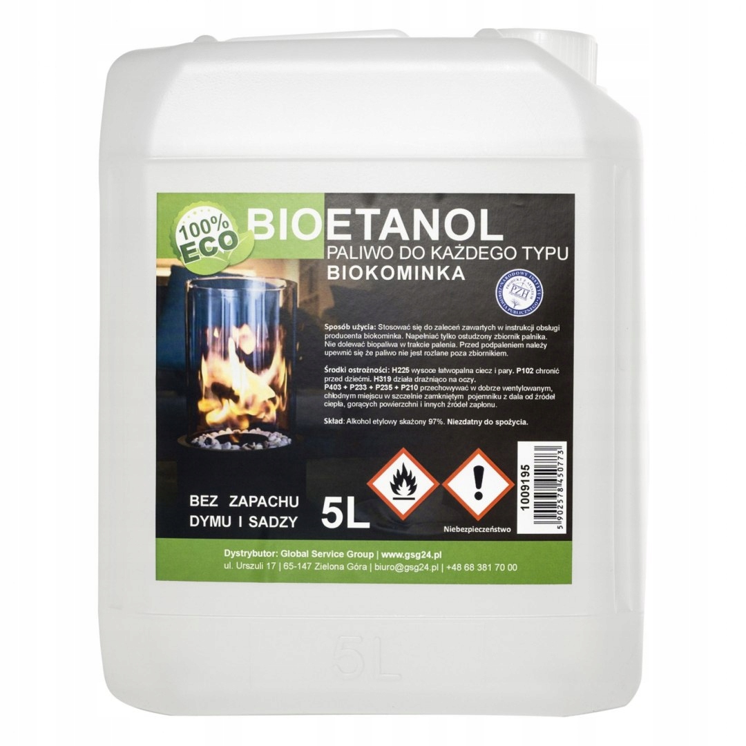 Bioalkohol, bioetanol ako palivo pre biokrb 5L