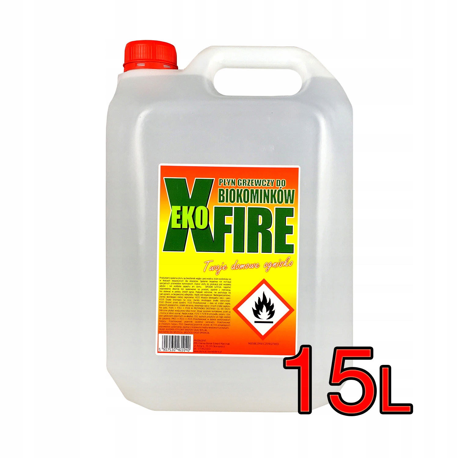 Bioetanol 15l, biopalivo pre biokrb, bez zápachu