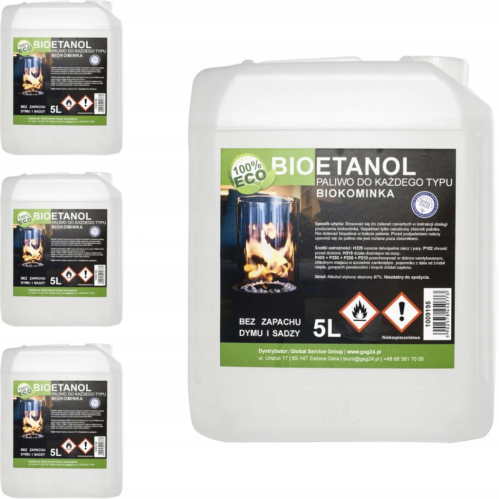 Bioetanol BIOPALIVO PRE BIOkrb 20L SADA 4x5L