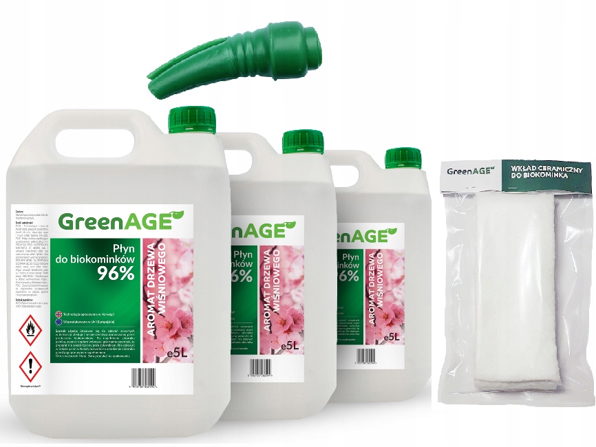 Bioethanol Biofuel Aroma Cherry Tree 15l + kartuša