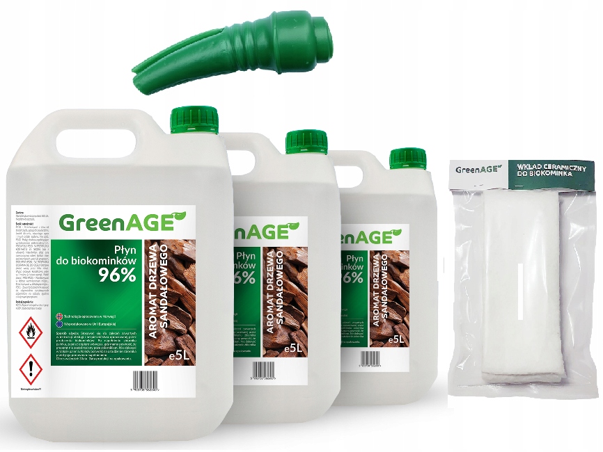 Bioetanol Biopalivo Santalové drevo 15l + náplň