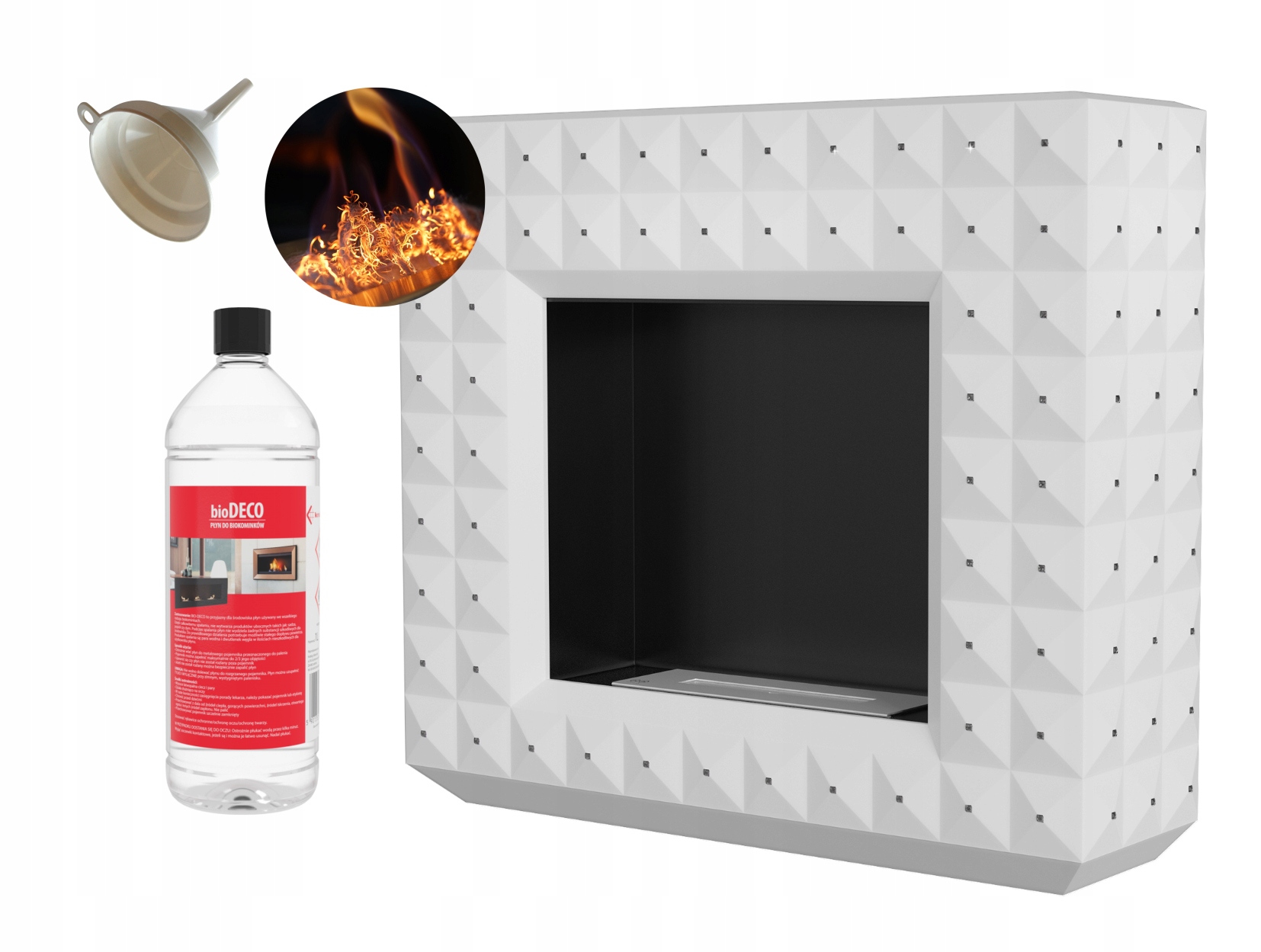 Biokrb EGZUL biely Swarovski TUV mat GLOW