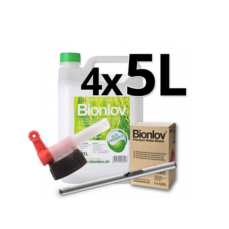 Bionlov 20L Biopalive + TAP + zapaľovač