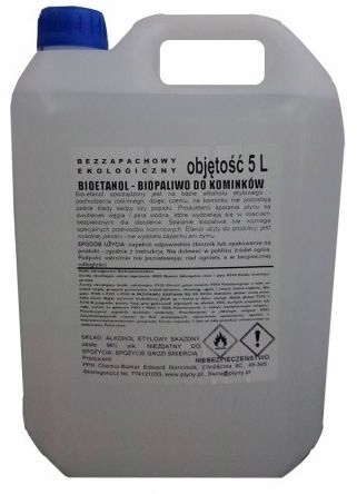 Krbová vložka - Biopalivo Bioetanol Biokrb 5L PZH certifikát kvapalina