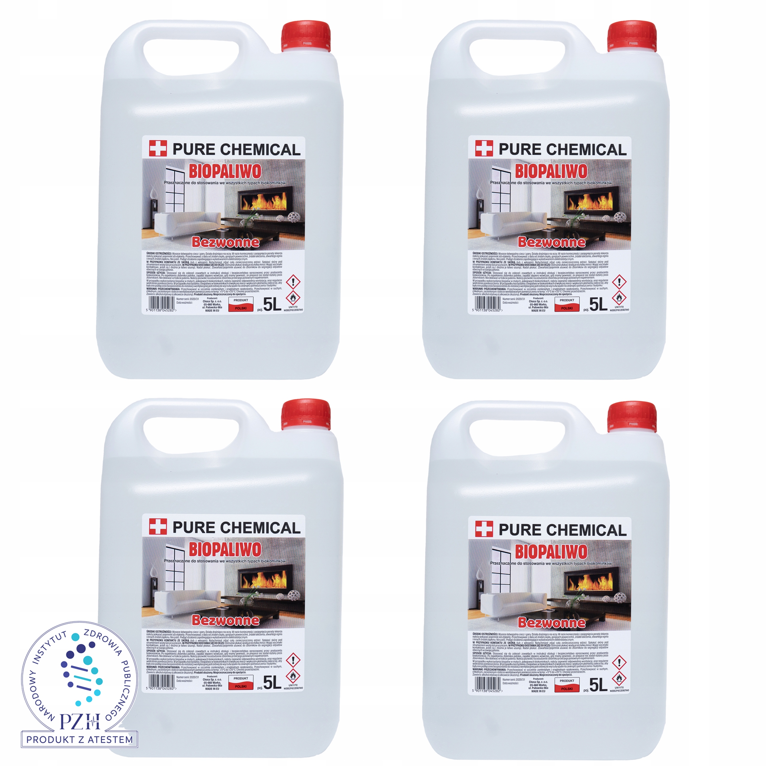 Biopalivo pre biokrb ATEST bioetanol 20l 4x5l