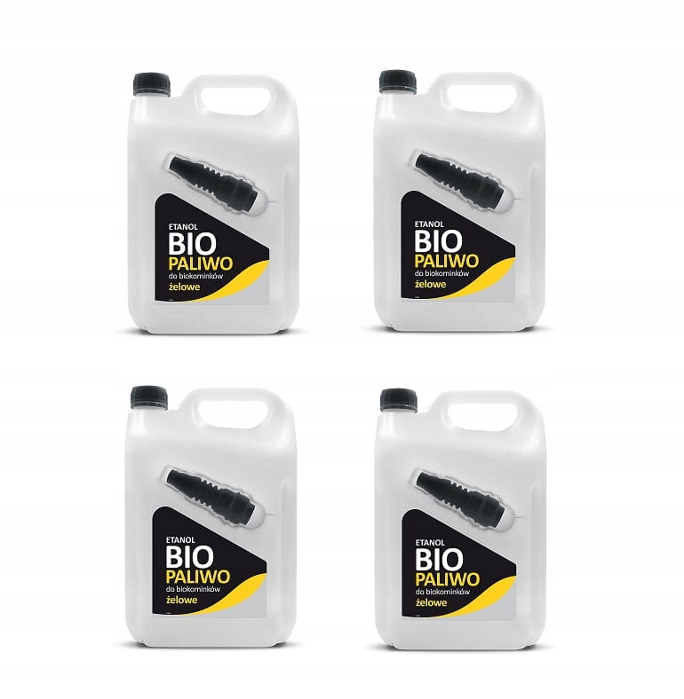 Gélové biopalivo tretej generácie 4x5l 20l biokrb