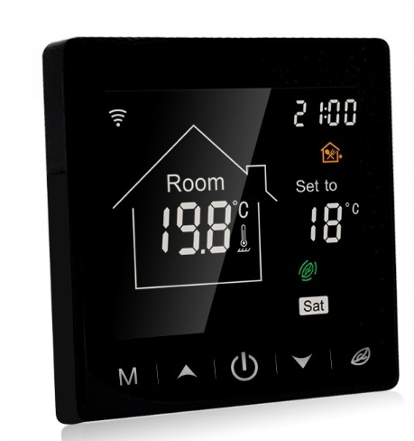 Izbový termostat, digitálny LCD ovládač, WIFI 16 A