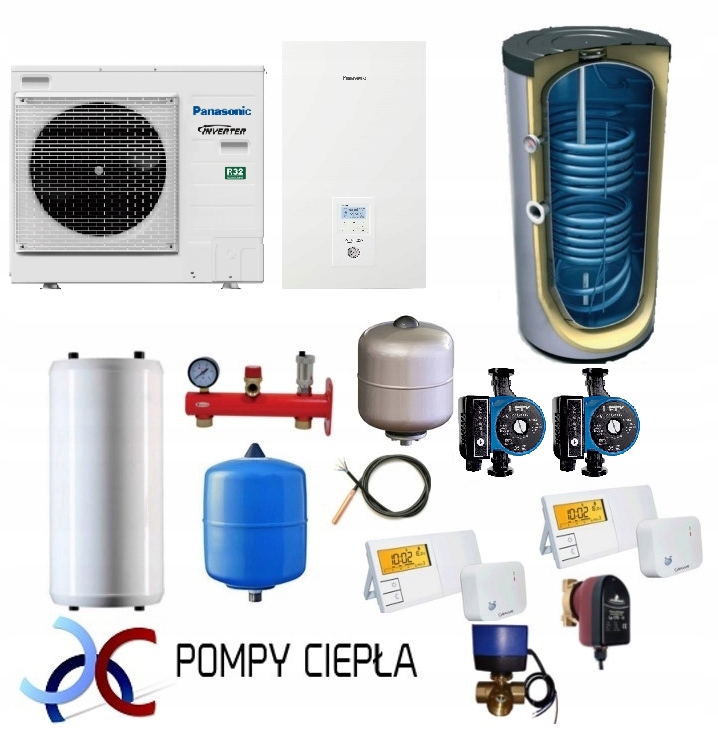 CNC tepelné čerpadlo Panasonic SDC gen J 9kW kotolňa