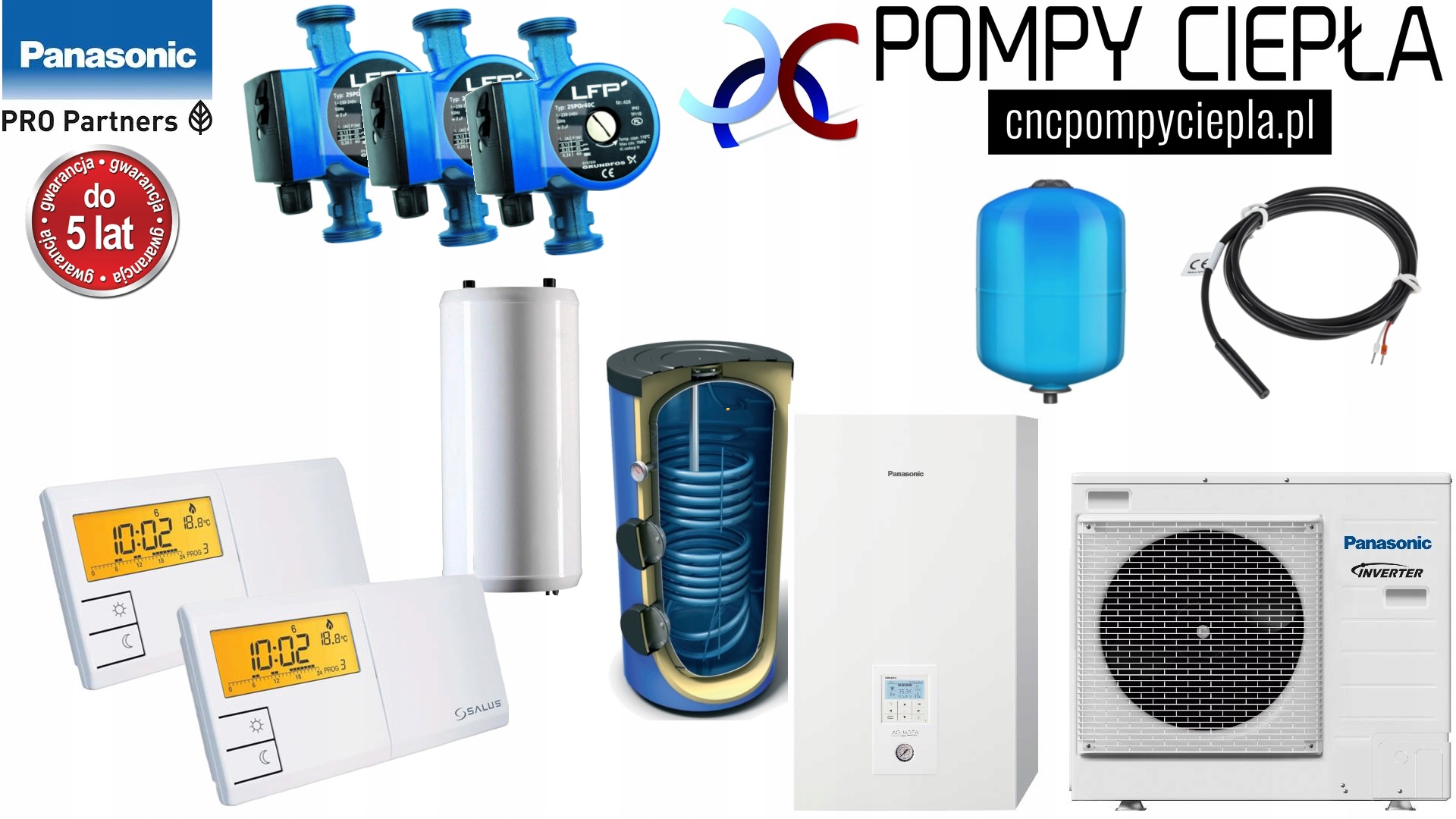 CNC tepelné čerpadlo Panasonic SDC 7kW