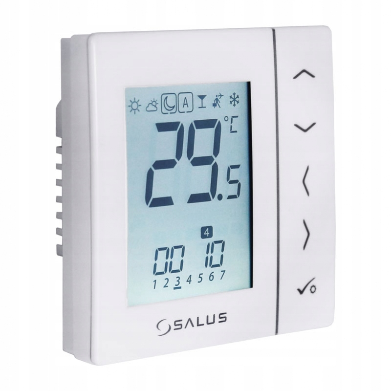 DIGITÁLNY REGULÁTOR TEPLOTY SALUS VS35W - BIELY
