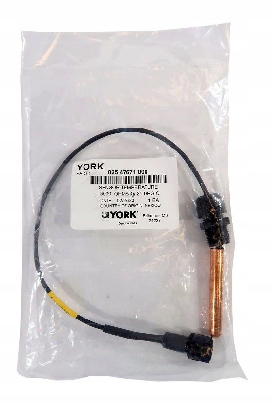 Snímač teploty vody york 025 47 671 000