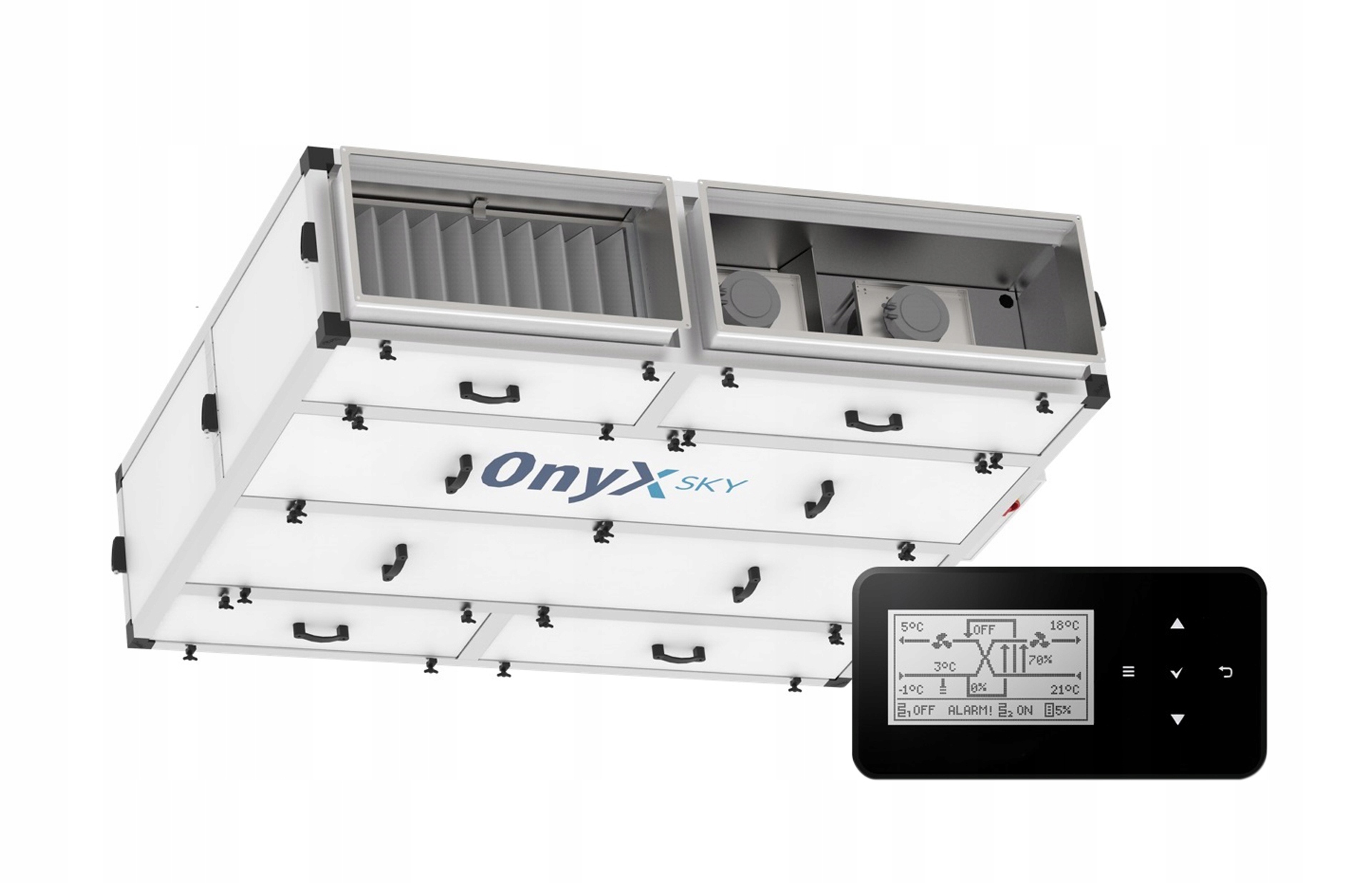 Rekuperátor -  Výmena Frapol OnyX Sky 3000 + SMART ovládač