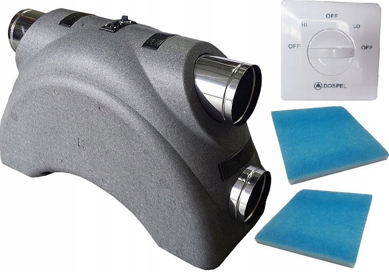 Rekuperátor – Centrálny rekuperátor LUNA 350 DOSPEL + spínač