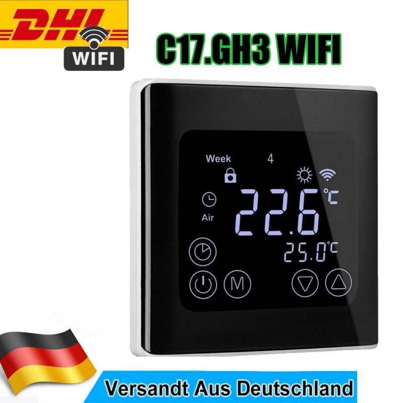 Digitálny LCD Digitálny izbový termostat