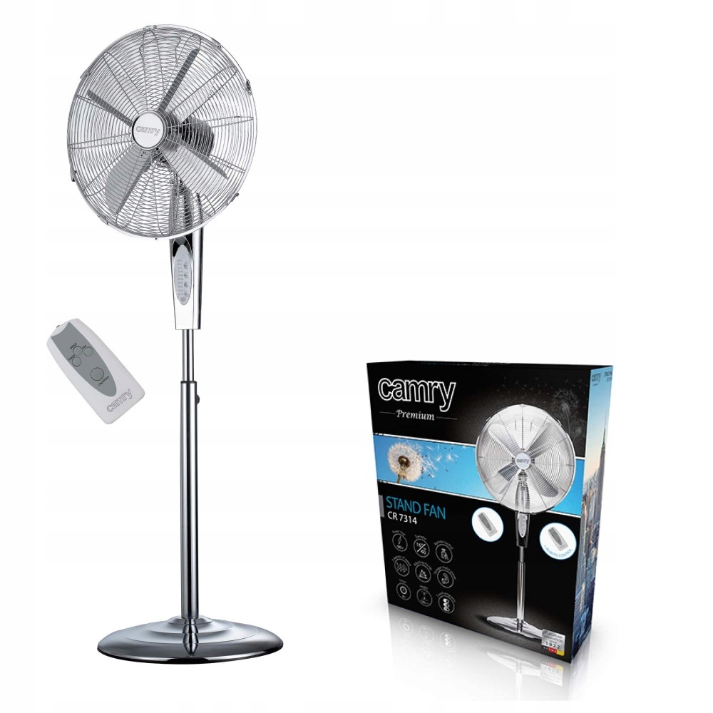 Ventilátor - Stojace obehové čerpadlo, rotujúci ventilátor + diaľkové ovládanie CAMRY
