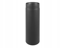 Čierne výfukové potrubie fi 160 / 1000mm
