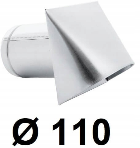 Nástenný prívod vzduchu 110 [mm] pozinkovaný