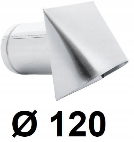 Stenový prívod vzduchu 120 [mm] pozinkovaný