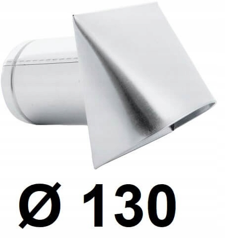 Nástenný prívod vzduchu 130 [mm] pozinkovaný