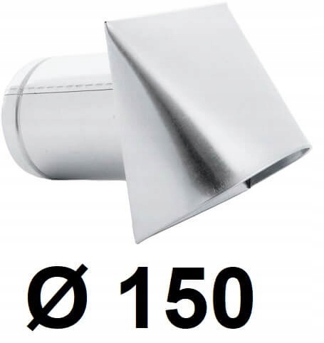 Stenový prívod vzduchu 150 [mm] pozinkovaný