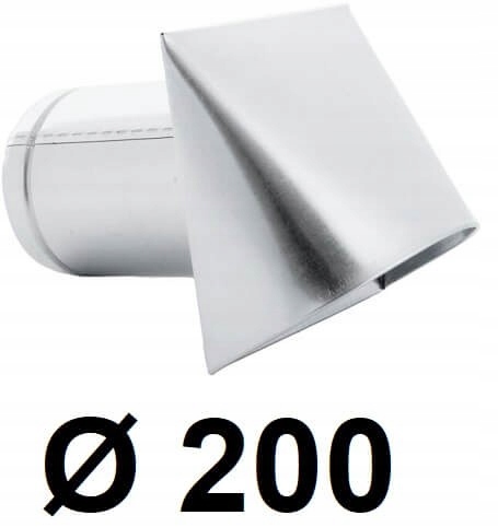 Stenový prívod vzduchu 200 [mm] pozinkovaný