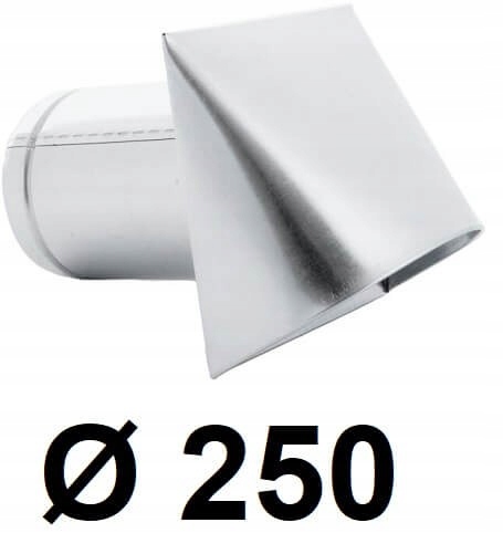 Stenový prívod vzduchu 250 [mm] pozinkovaný