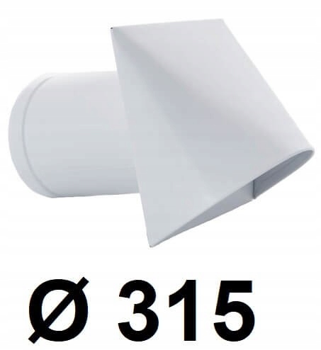 Nástenný prívod vzduchu 315 [mm] BIELY