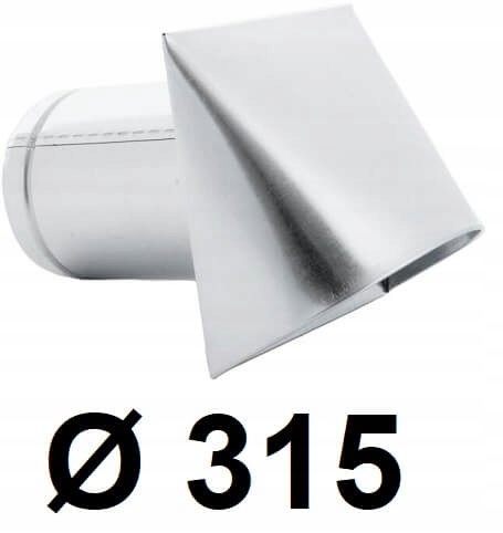 Stenový prívod vzduchu 315 [mm] pozinkovaný