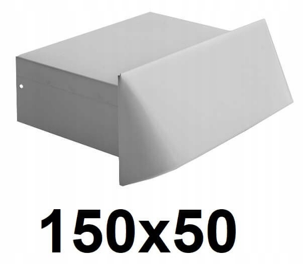 Obdĺžnikový vstup 150x50 [mm] BIELY