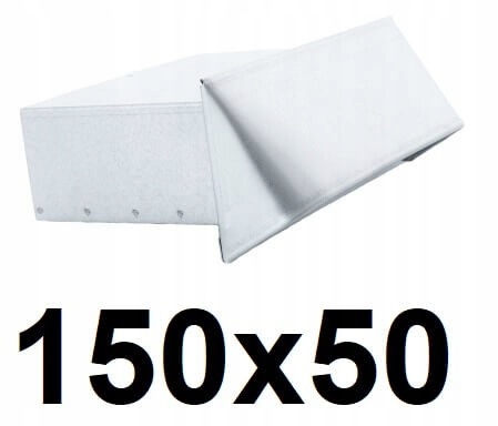 Obdĺžnikový vstup 150x50 [mm] pozinkovaný