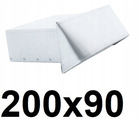 Obdĺžnikový vstup 200 × 90 [mm] pozinkovaný
