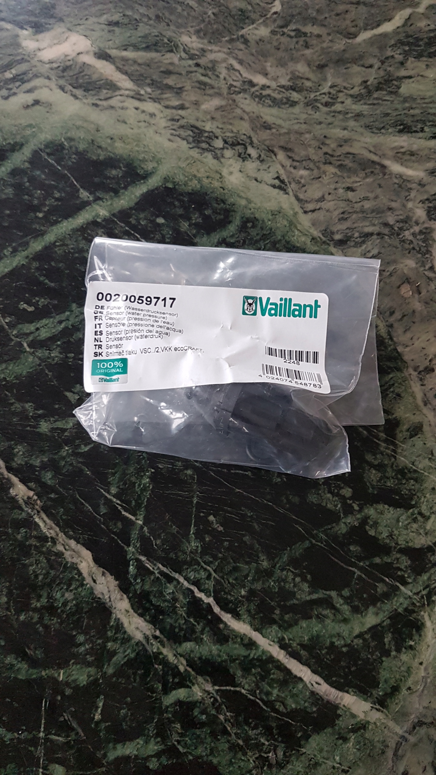Senzor tlaku Vaillant 0020059717