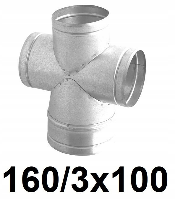 Redukčný štvorec 160 / 3 × 100 [mm]