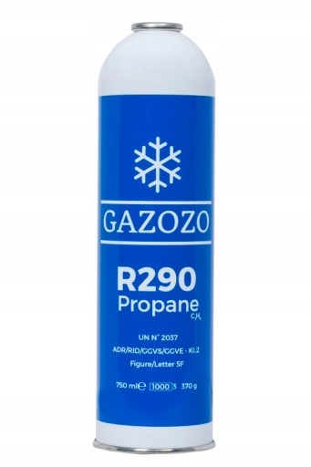 Propánové chladivo R290 370 g
