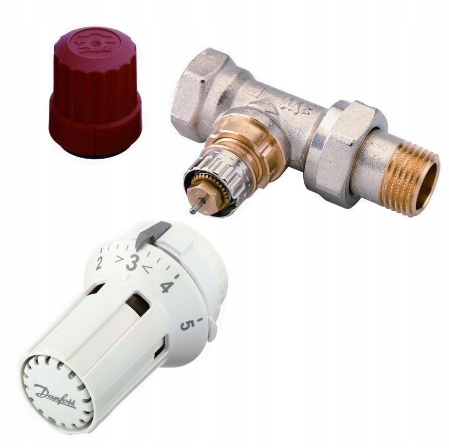 SADA DANFOSS VENTIL RA-N 3/8 PRIAMY + HLAVA 5115