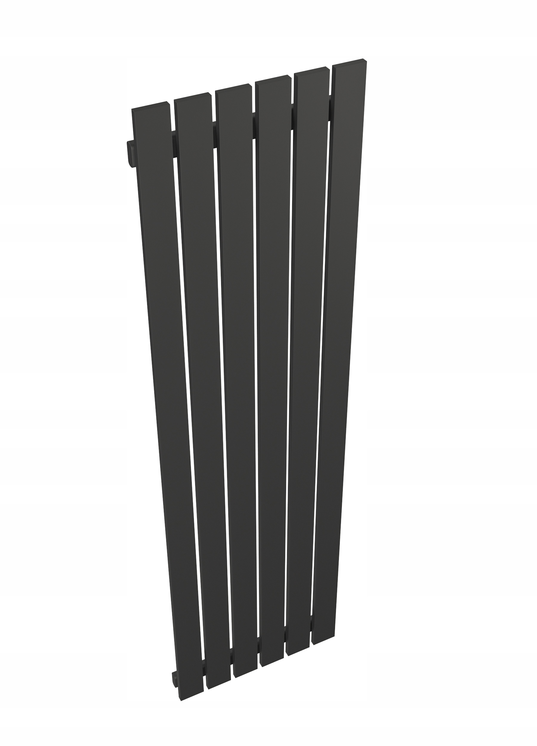 MC 662 W vodný kúpeľňový radiátor 570 x 1350 mm, 1550 mm čierny