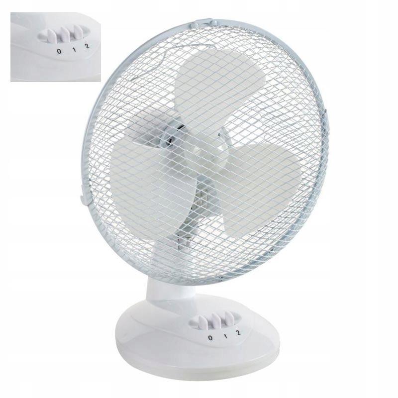 Ventilátor - DESCON STOLNÁ VENTILÁTOROVÁ BIELA 9 "DA-0900