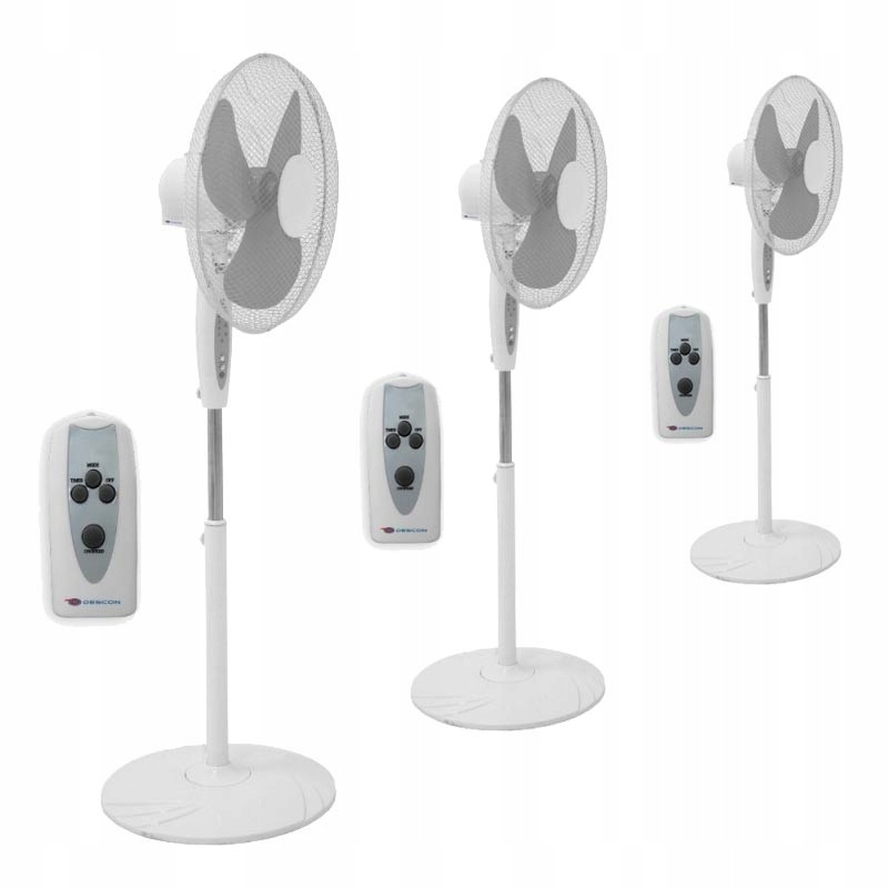 Ventilátor – 16-palcový stojací ventilátor DESCON s 45 W diaľkovým ovládaním