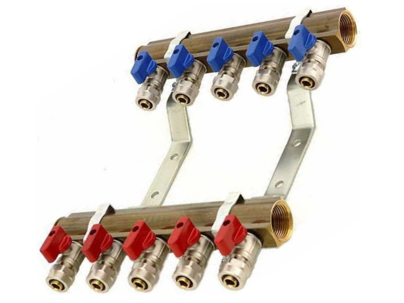 ROZVÁDZAČ 2 PRE ÚT + VENTILY 1/2 x 16 PEX + RESP
