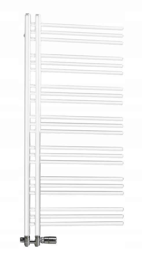 Kúpeľňový radiátor DORLION 50 × 120 cm, chróm / biela