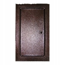 Hnedé komínové dvere 155 × 290 mm veľké
