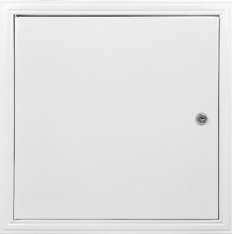 BIELE SMALOVANÉ REVÍZNE DVERE 60x70 ZÁMOK