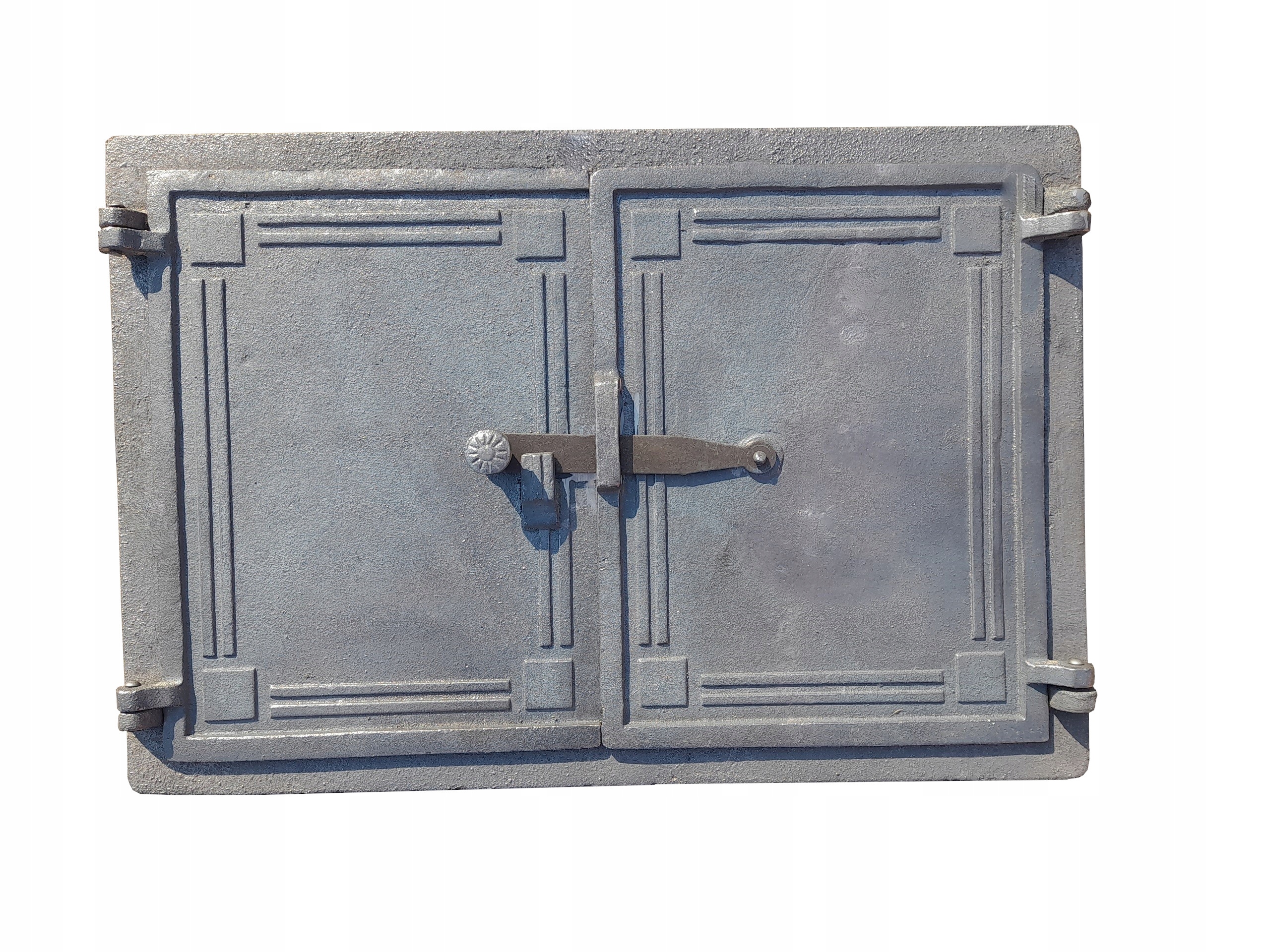 LIŠTOVÉ ŽELEZOVÉ DVERE NA HRADIČSKÝ KAMNA 48x32,5CM