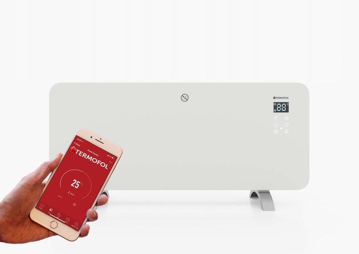 Dekoratívny elektrický ohrievač 1000 W + WIFI