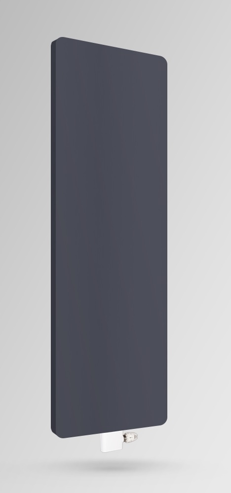 Dekoratívny plochý vertikálny radiátor. 1600 x 600 antracit